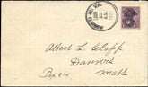 US West Virginia, Eight 708 Fancy Cancel Cover